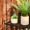 Glitzhome® 4ft. Metal 4-Tiered Rectangular Shelf Stand